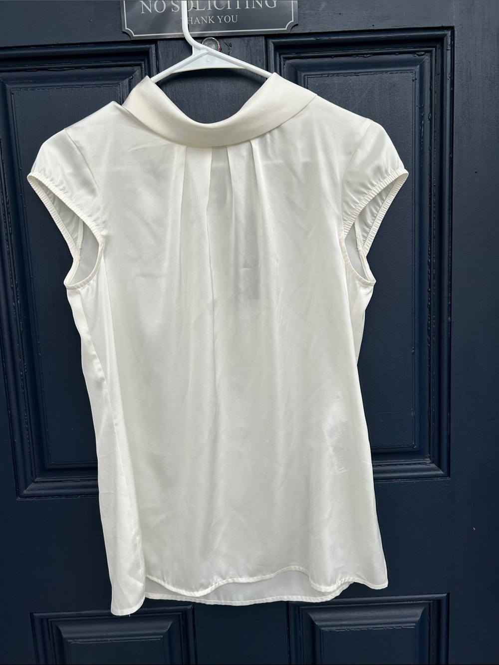 Comma Elegant Style Mock-Neck Blouse NWT Size 4